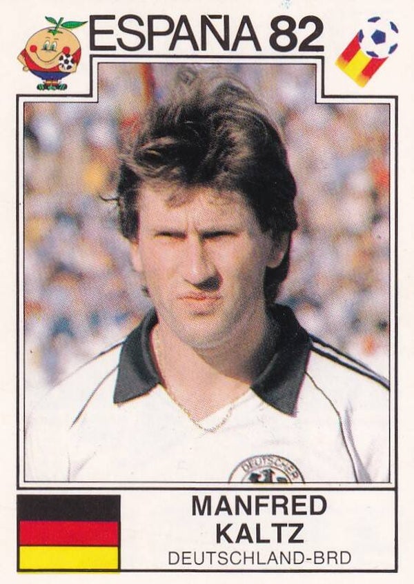 Manfred Kaltz - Deutschland - Panini Sonrics World Cup Story - WM 1982 Spanien - Nr. 145