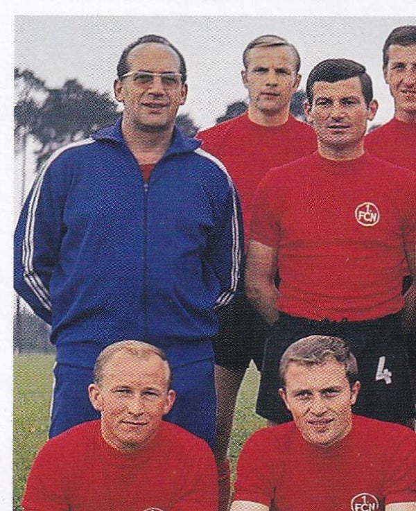 Die Stammformation 1 / Panini 125 Jahre 1.FC Nürnberg / Deutscher Meister 1968 / Nr. 119