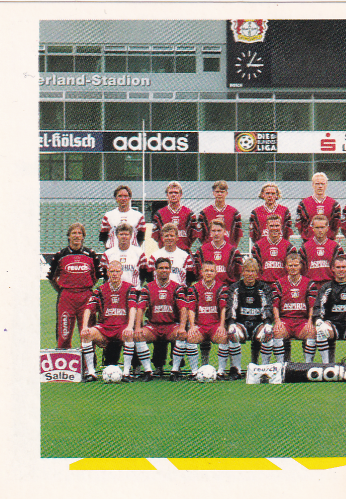 Bayer Leverkusen - Panini Bundesliga 1998 - Mannschaftsbild 1 - Nr. 31