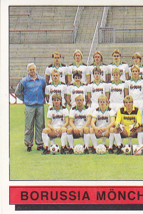 Borussia Mönchengladbach / Panini Bundesliga 1986 / Mannschaft 1 / Nr. M25