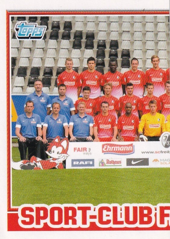 SC Freiburg - Topps Bundesliga 2013 - Mannschaftsbild 1 - Nr. 96