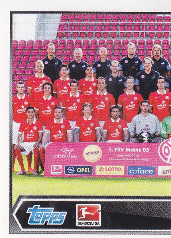 1.FSV Mainz 05 / Topps Bundesliga 2014 / Mannschaftsbild 1 / Nr.169