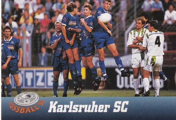 Karlsruher SC / Panini Bundesliga 1995 / Mannschaftskarte / Nr. 66