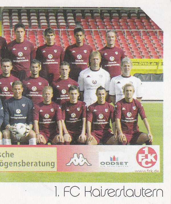 1.FC Kaiserslautern / Mannschaftsbild 2 / Panini Bundesliga 2003 / Bild Nr. 250