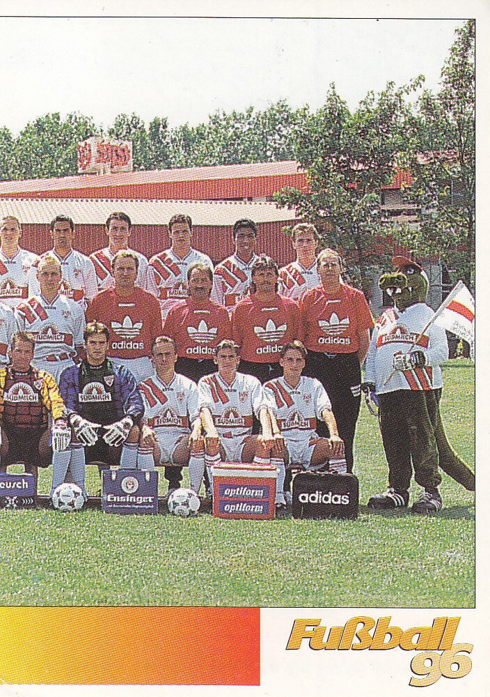 VFB Stuttgart / Panini Bundesliga 1996 / Mannschaftsbild 2 / Nr. 300