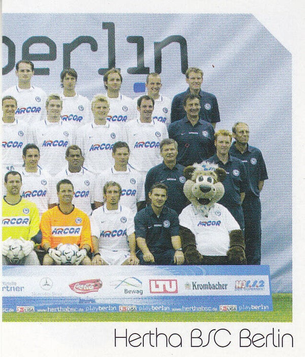 Hertha BSC Berlin / Panini Bundesliga 2003 / Mannschaftsbild 2 / Nr. 7