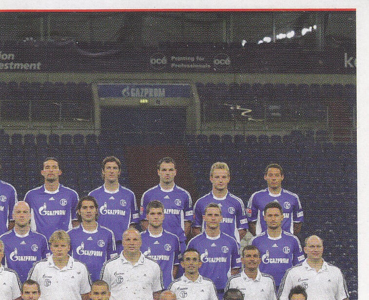 FC Schalke 04 / Panini Bundesliga 2008 Mannschaftsbild 2 / Nr.412