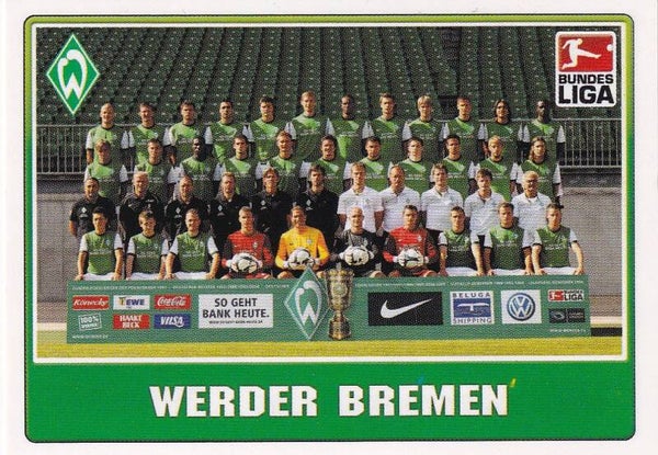 SV Werder Bremen / Topps Bundesliga 2009 / Mannschaftsbild / Nr. 47