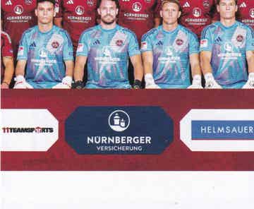 Mannschaftsbild 5 / Panini 125 Jahre 1.FC Nürnberg / Nr. 37