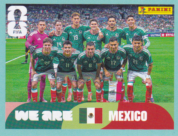 Mexico - Panini WM 2026 - Mannschaftsbild - MEX13
