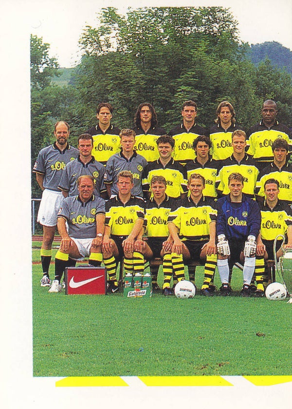 Borussia Dortmund / Panini Bundesliga 1998 / Mannschaftsbild 1 / Nr. 58