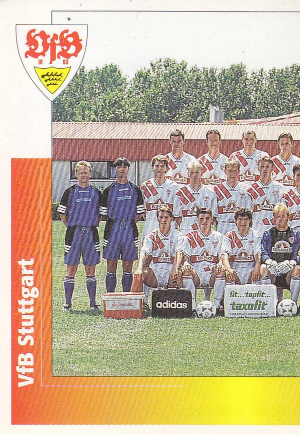 VFB Stuttgart / Panini Bundesliga 1996 / Mannschaftsbild 1 / Nr.299