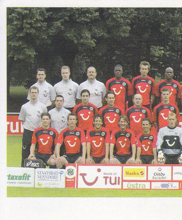Hannover 96 / Mannschaftsbild 1 / Panini Bundesliga 2003 / Nr. 222