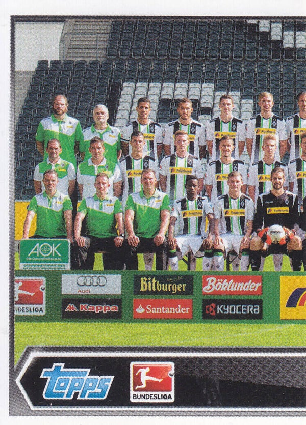 Borussia Mönchengladbach / Topps Bundesliga 2014 / Mannschaftsbild 1 / Nr.184