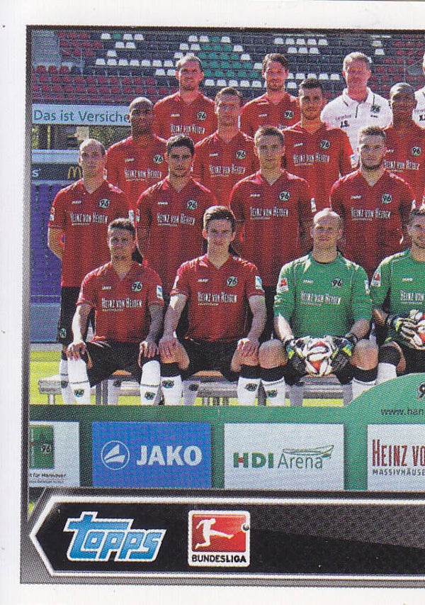 Hannover 96 Mannschaftsbild 1 / 2014 Nr.109