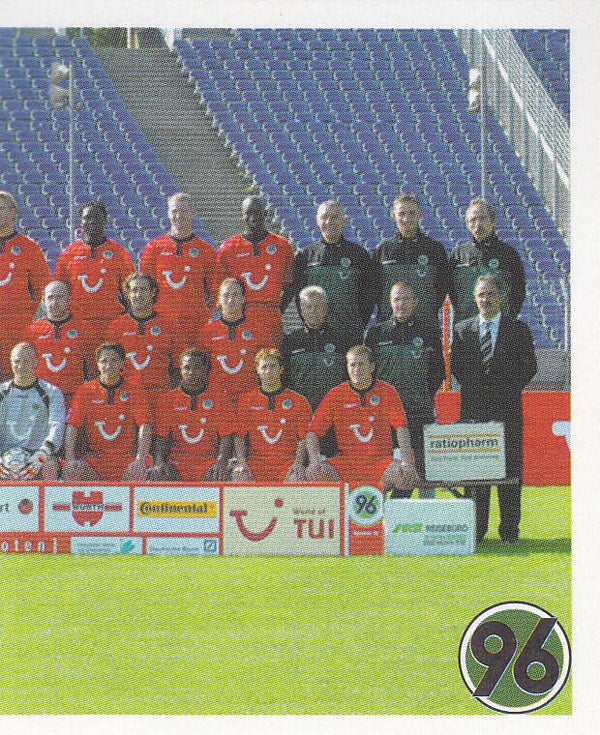 Hannover 96 - Panini Bundesliga 2002 - Mannschaftsbild 2 - Nr. 222