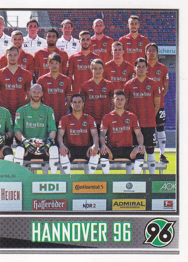 Hannover 96 / Topps Bundesliga 2014 / Mannschaftsbild 2 / Nr.110