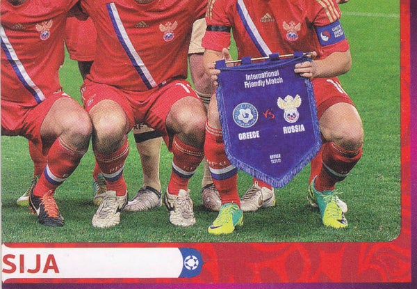 Russland / Panini EM 2012 / Mannschaftsbild 4 / Nr. 112