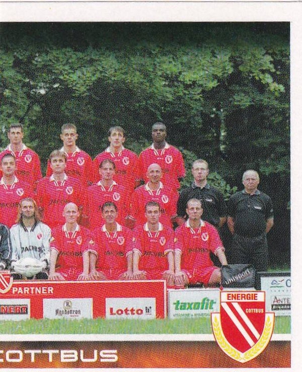 Energie Cottbus - Panini Bundesliga 2001 - Mannschaftsbild 2 - Nr. 87