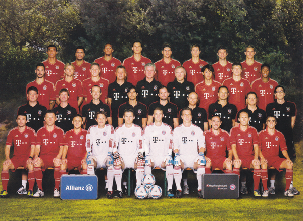 FC Bayern München - Mannschaftskarte 2011