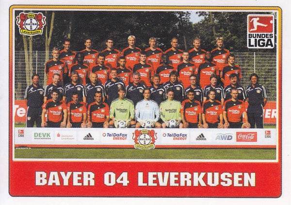 Bayern Leverkusen / Topps Bundesliga 2009 / Mannschaftsbild / Nr. 251