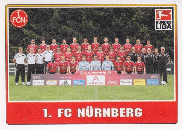1.FC Nürnberg / Topps Bundesliga 2009 / Mannschaftsbild / Nr. 335