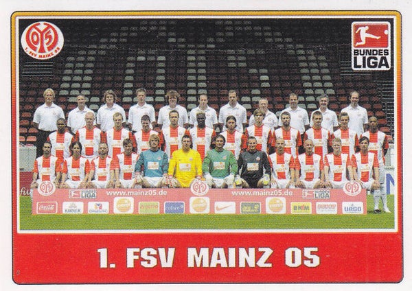 1.FSV Mainz 05 / Topps Bundesliga 2009 / Mannschaftsbild / Nr.272