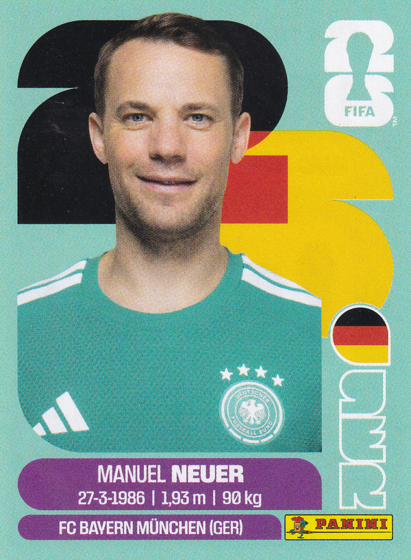 Manuel Neuer - Deutschland - Panini WM 2026 - Update - GER02a