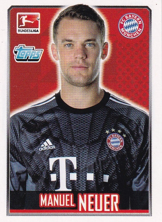 Manuel Neuer / FC Bayern München / Topps Bundesliga 2014 / Basis Bild / Nr. 202