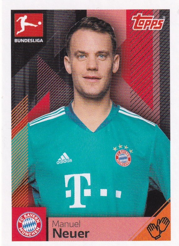 Manuel Neuer - FC Bayern München - Topps Bundesliga 2020 - Basis Bild - Nr. 290