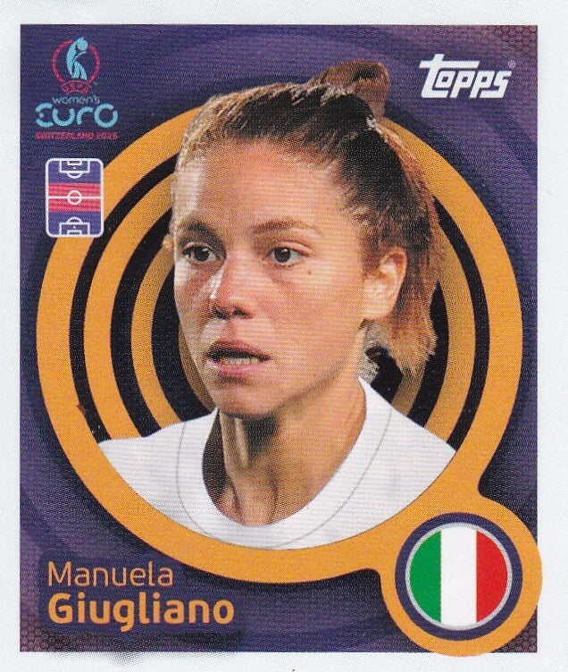 Manuela Giugliano - Italien - Topps Frauen EM 2025 - Sonderbild - Nr. 141