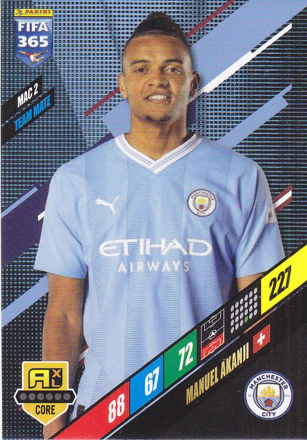 Manuel Akanji Manchester City Team Mate Icon Core Nr. MAC2