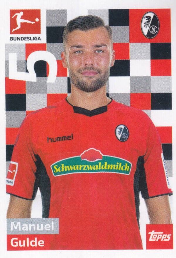 Manuel Gulde / SC Freiburg / Topps Bundesliga 2018 / Basis Bild / Nr. 98