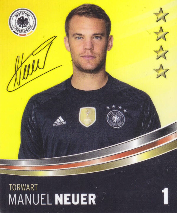 Manuel Neuer / Deutschland / Rewe Plastik Karte / Nr. 1