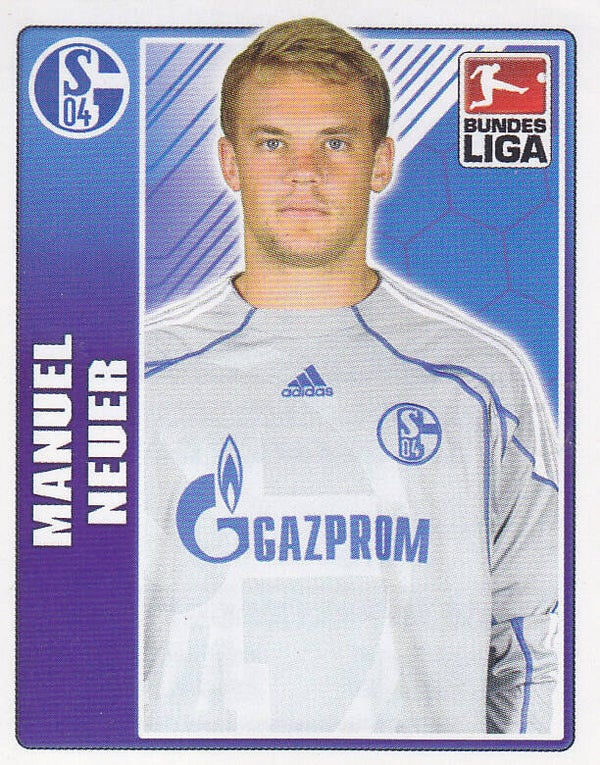 Manuel Neuer / FC Schalke 04 / Topps Bundesliga 2009 / Basis Bild / Nr. 357