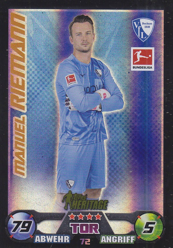 Manuel Riemann / VFB Bochum / Topps Match Attax 2023 / Heritage / Nr.72