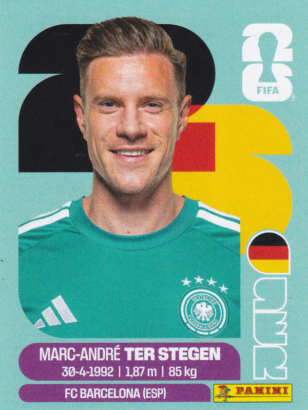 Marc-Andre Ter Stegen - Deutschland - Panini WM 2026 - Basis Bild - GER2