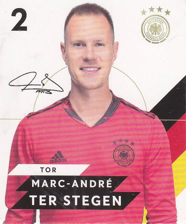 Marc-Andre Ter Stegen / Deutschland / Basis Plastik Sammelkarte / Nr. 2