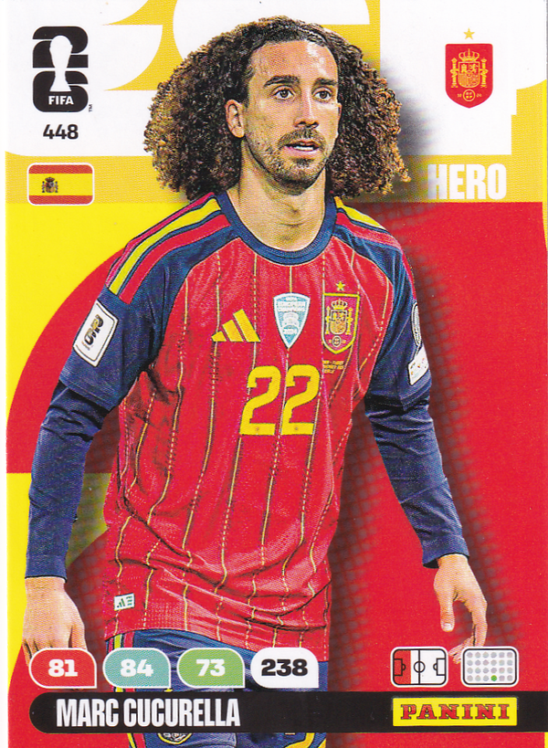 Marc Cucurella - Spanien - Panini WM 2026 - Hero - Nr. 448