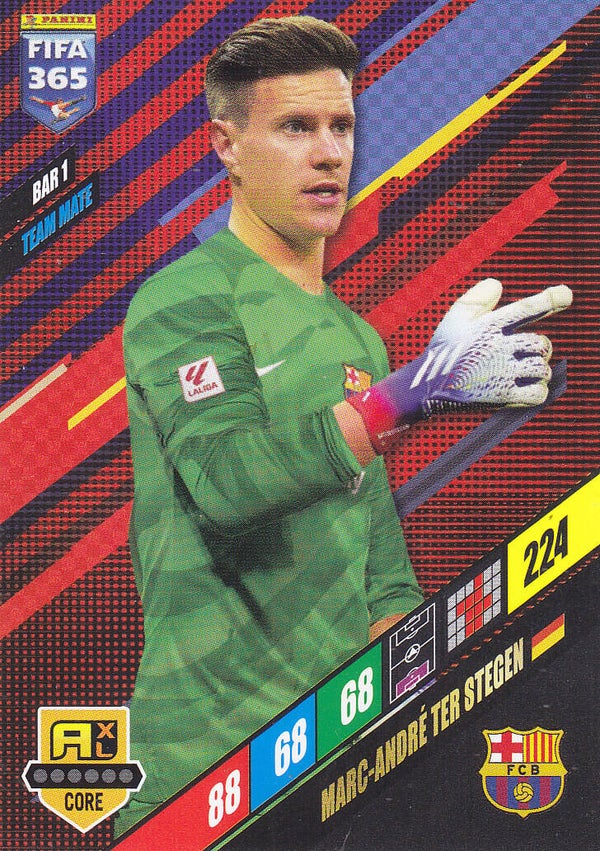 Marc-Andre Ter Stegen / FC Barcelona / Panini Fifa 365 Jahr 2024 / Basis Karte Icon Core / Nr. BAR 1