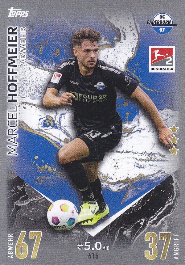 Marcel Hoffmeier / SC Paderborn / Topps Match Attax Extra 2023 / Basis Karte 2.Liga  / Nr.615