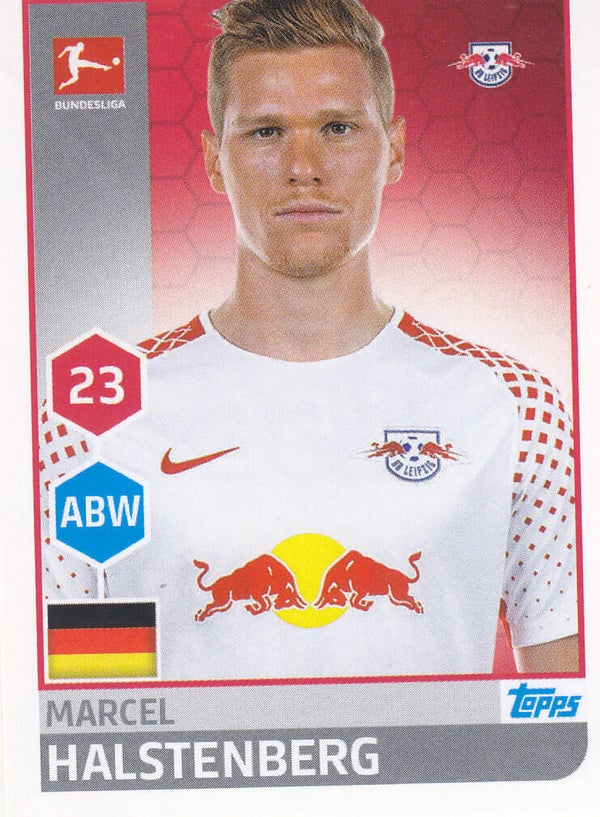 Marcel Halstenberg / RB Leipzig / Topps Bundesliga 2017 / Basis Bild / Nr. 156