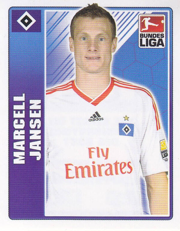 Marcell Jansen / Hamburger SV / Topps Bundesliga 2009 / Basis Bild / Nr. 134
