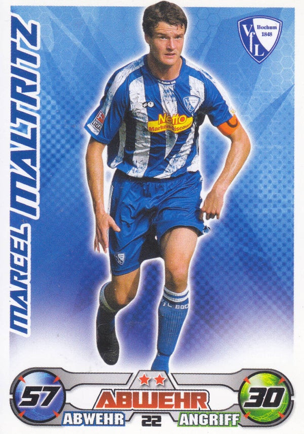Marcel Maltritz / VFL Bochum / Topps Match Attax 2009 / Basis Karte / Nr. 22
