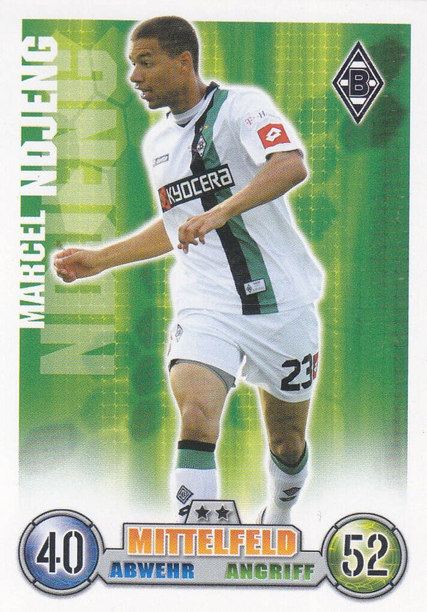 Marcel Ndjeng / Borussia Mönchengladbach / Topps Match Attax 2008 / Basis Karte / Nr.245