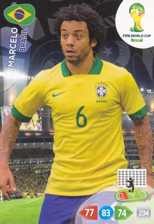 Marcelo Brasilien Fifa World Cup Brazil Basis Karte Nr.52