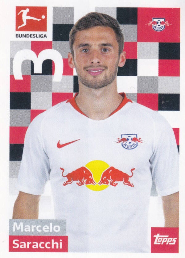 Marcelo Saracchi / RB Leipzig / Topps Bundesliga 2018 / Basis Bild / Nr. 144
