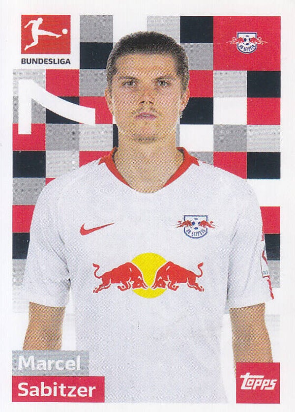 Marcel Sabitzer / RB Leipzig / Topps Bundesliga 2018 / Basis Bild / Nr.148