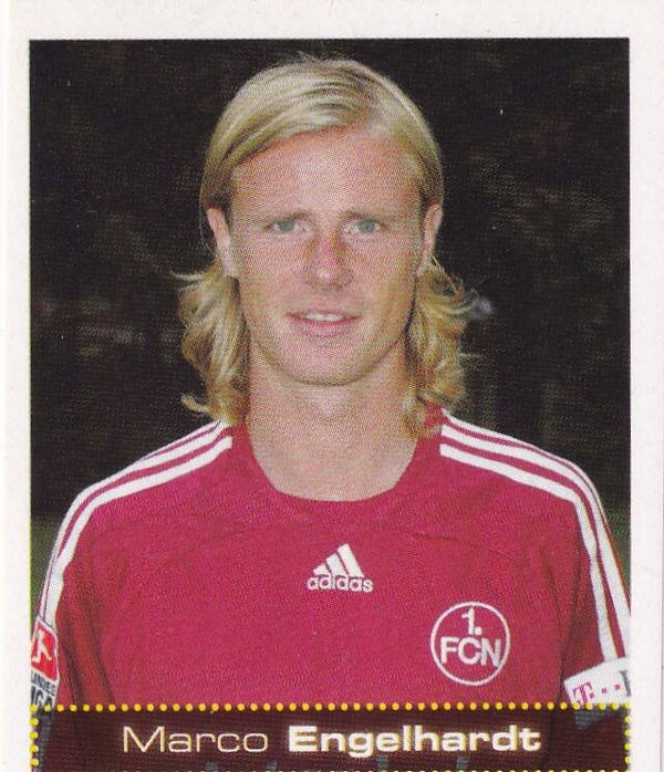 Marco Engelhardt / 1.FC Nürnberg / Panini Bundesliga 2007 / Basis Bild / Nr. 373