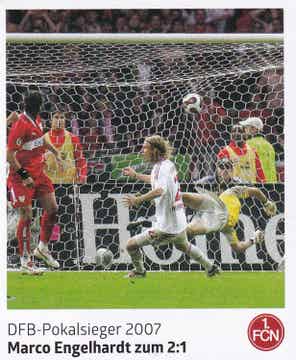 Marco Engelhardt zum 2:1 - Panini 125 Jahre 1.FC Nürnberg - DFB-Pokalsieger 2007 - Nr. 170
